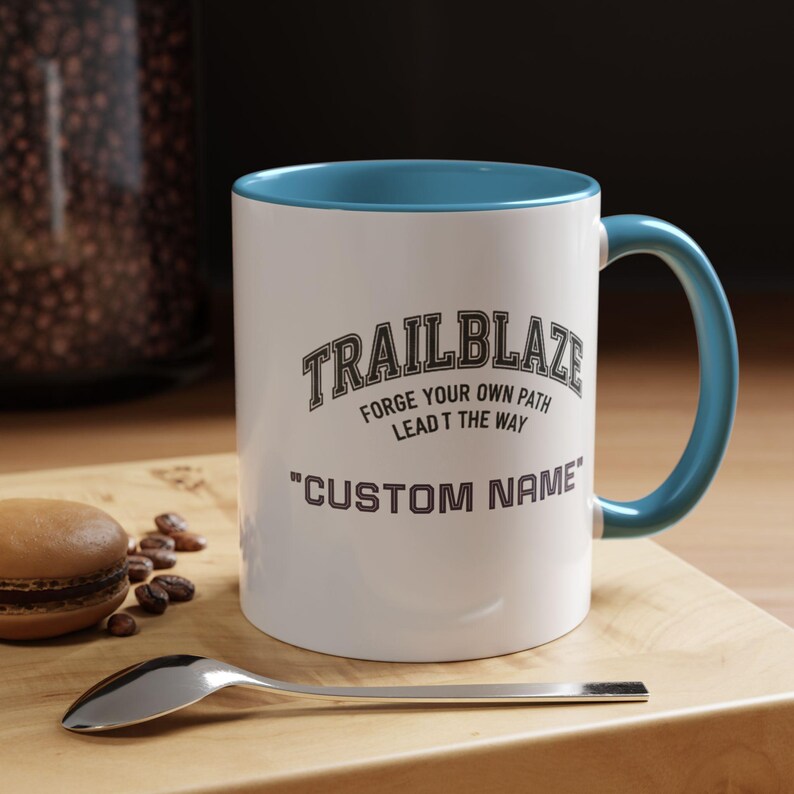 Custom Name Trailblaze 'Forge Your Own Path' Mug | Accent Coffee Mug image 20