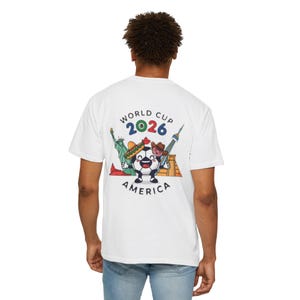 World Cup 2026 Mascots T-Shirt | USA Canada Mexico Soccer Tee image 4