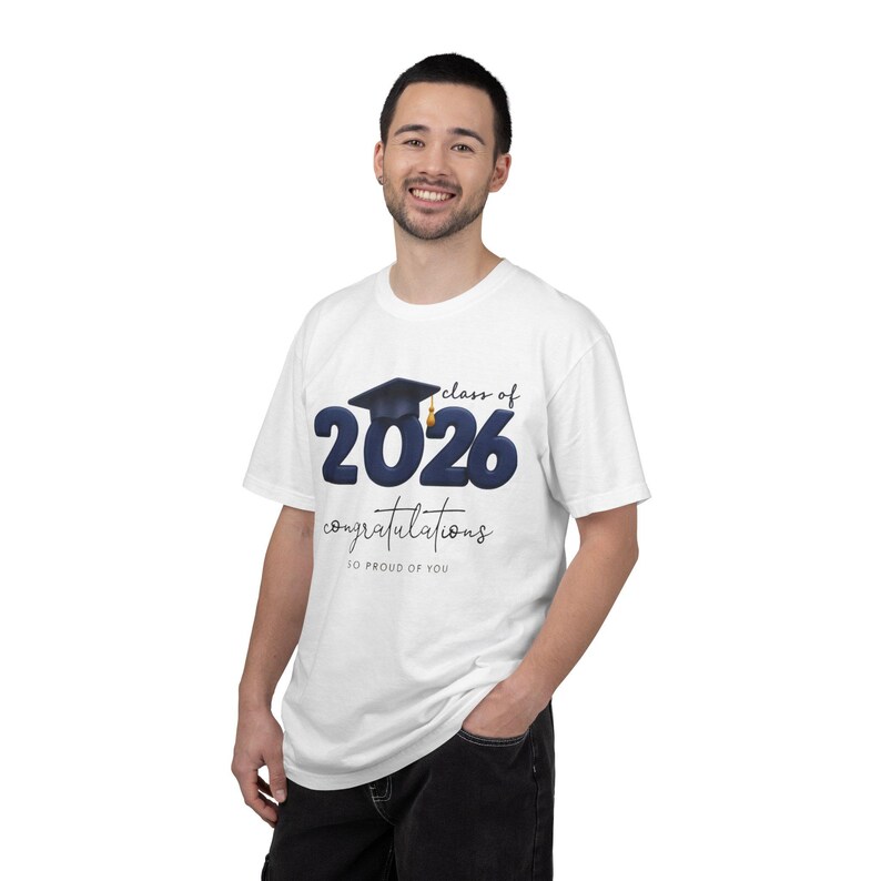 Class of 2026 Graduation 2026 T-Shirt | Congratulations Cap Toss image 7