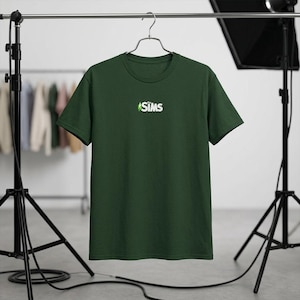Camiseta de Plumbob de Los Sims / Criaturas Fantásticas, Diseño Floral, Camiseta para Videojuegos imagen 6