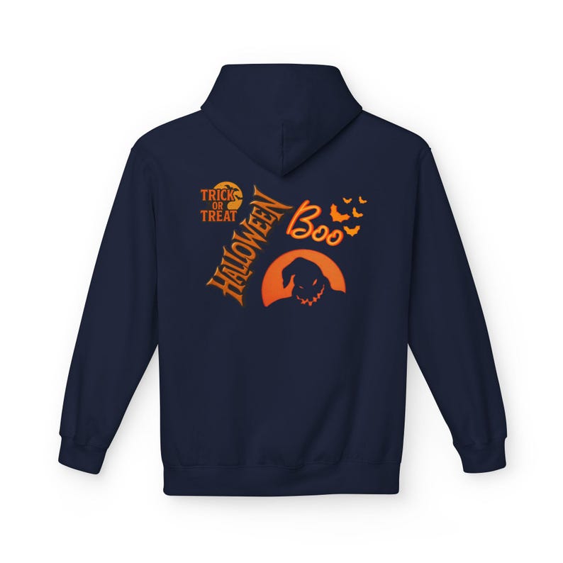 Halloween Boo Hoodie | Trick or Treat Pumpkin Spooky Design image 7
