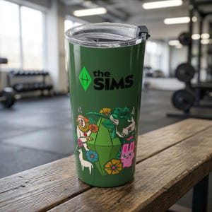 Bicchiere termico personalizzato The Sims Plumbob / Bicchiere da 20 oz per videogiochi immagine 8