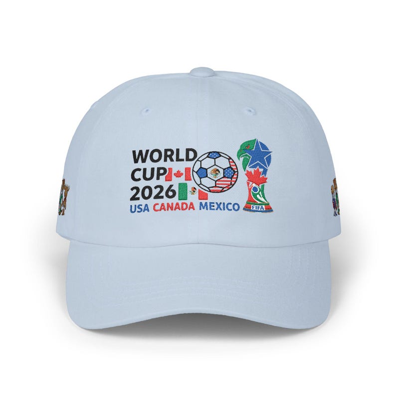 World Cup 2026 embroidered cap | USA Canada Mexico soccer tournament image 7