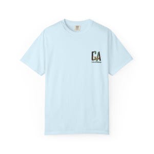 California Beach City graphic T-shirt | CA palm tree surf car design image 10