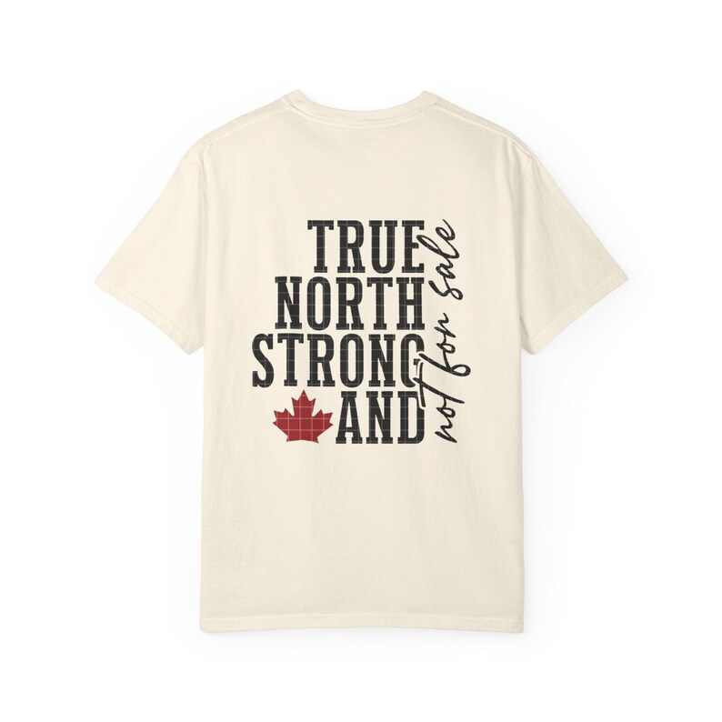 Happy Canada Day Maple Leaf T-Shirt | True North Strong Tee image 12