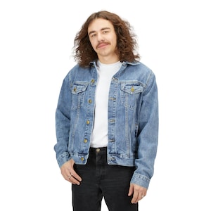 Raiders Skull with Wings motorcycle graphic Denim Jacket | Harley Davidson style image 4
