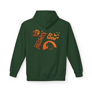 Halloween Boo Hoodie | Trick or Treat Pumpkin Spooky Design image 11