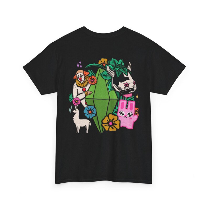 Camiseta de Plumbob de Los Sims / Criaturas Fantásticas, Diseño Floral, Camiseta para Videojuegos imagen 11