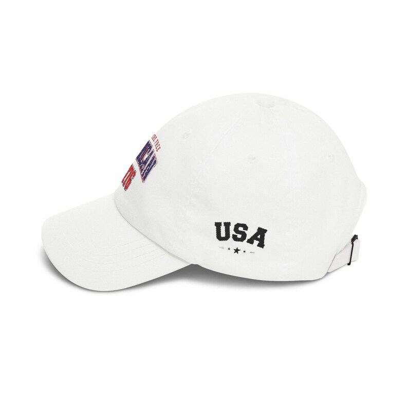 Bestickte amerikanische 1776 Dad Cap | Land der freien Vaterländischen Baseballmütze Bild 3