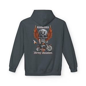 Harley Davidson fans Hoodie, motorcycle riders, vintage style | Biker Skull Floral Chest Graphic image 15