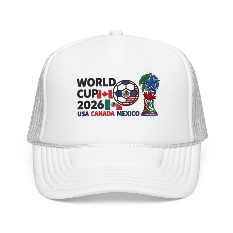 Gorra trucker de espuma con el logo del Mundial de Fútbol 2026 / EE. UU., Canadá, México imagen 12
