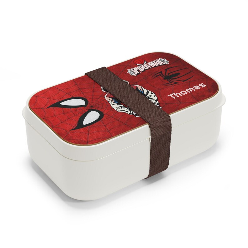 Spider-Man Hoodie Graphic Bento Lunch Box | Personalized Kids Lunchbox image 3