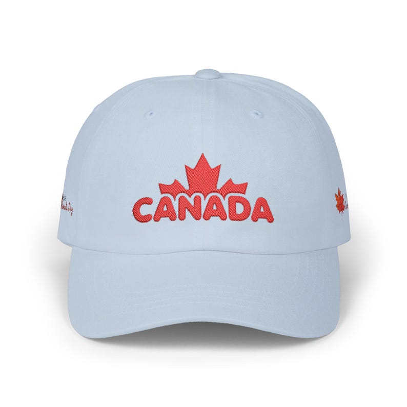 Happy Canada Day geborduurde papa-pet met esdoornblad | Zachte katoenen honkbalhoed afbeelding 8