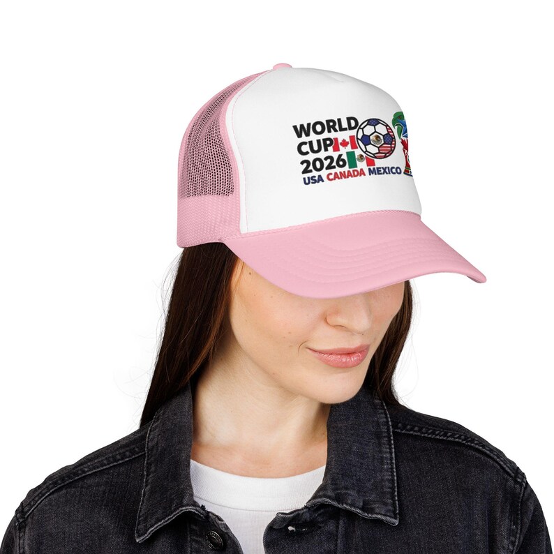 Gorra trucker de espuma con el logo del Mundial de Fútbol 2026 / EE. UU., Canadá, México imagen 14