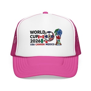 Gorra trucker de espuma con el logo del Mundial de Fútbol 2026 / EE. UU., Canadá, México imagen 8