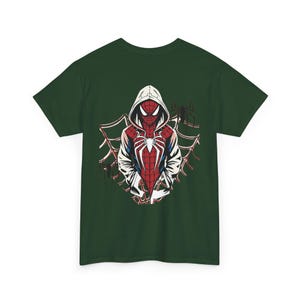 Spider-Man-Hoodie mit Grafikprint | Spinnennetz-Rückenprint Bild 9