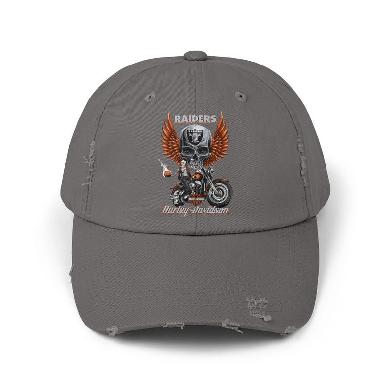 Czapka Harley Davidson z bawełny w stylu vintage, sportowa czapka motocyklowa zdjęcie 4