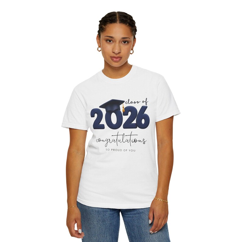 Class of 2026 Graduation 2026 T-Shirt | Congratulations Cap Toss image 10