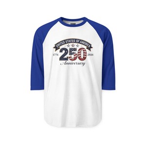 United States 250th Anniversary Raglan | 1776-2026 American Flag Design image 6