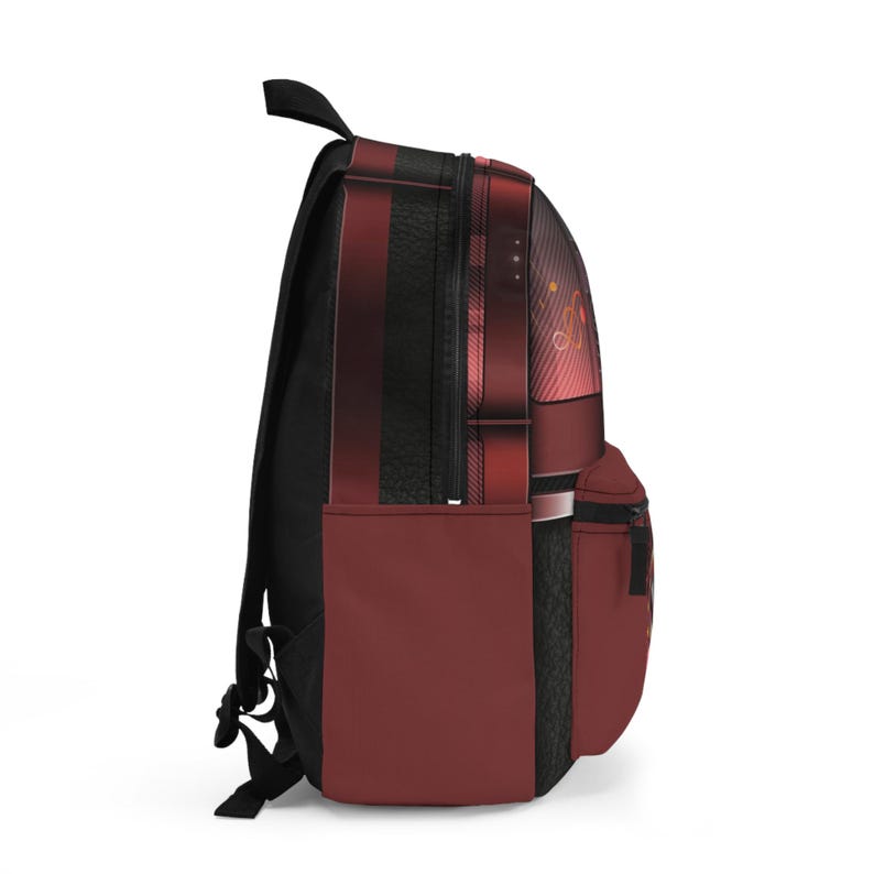 Music Is Life Backpack | Vinyl Record Just A Girl With Music Design image 2