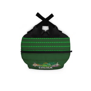 Personalized The Sims Plumbob Characters Backpack | Green Gaming School Bag image 5