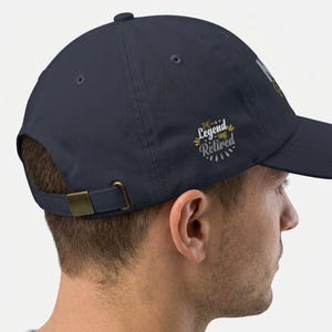 Pensioencadeau, Klassieke Dad Cap | Geborduurde pet met tekst: Not My Problem Anymore afbeelding 8