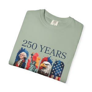 アメリカ建国250周年記念Tシャツ（1776年～2026年）｜愛国的な鷲、自由、国旗 画像 10