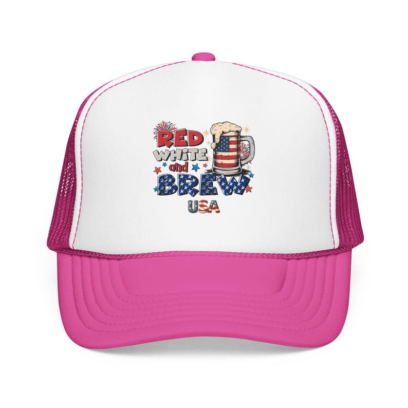 250e anniversaire, casquette de camionneur | USA Bière patriotique, indépendance américaine 1776 image 4