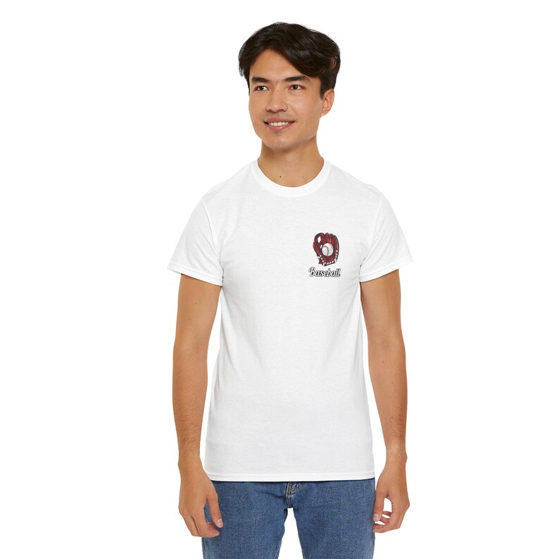 Basebollslagman grafisk t-shirt | Basebollspelare illustration, sporttröja bild 11