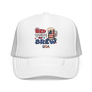 250e anniversaire, casquette de camionneur | USA Bière patriotique, indépendance américaine 1776 image 7