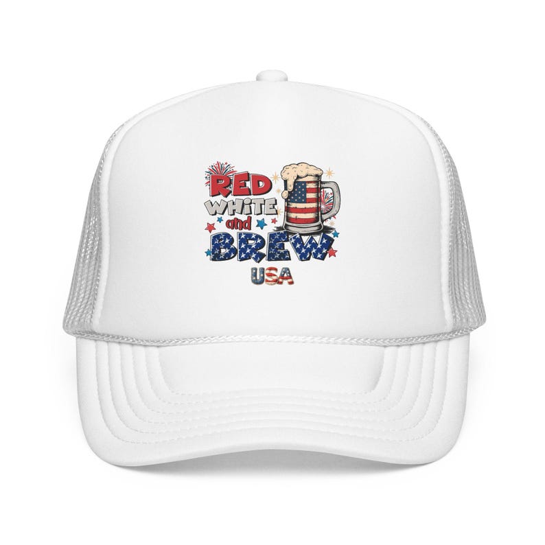 250e anniversaire, casquette de camionneur | USA Bière patriotique, indépendance américaine 1776 image 7