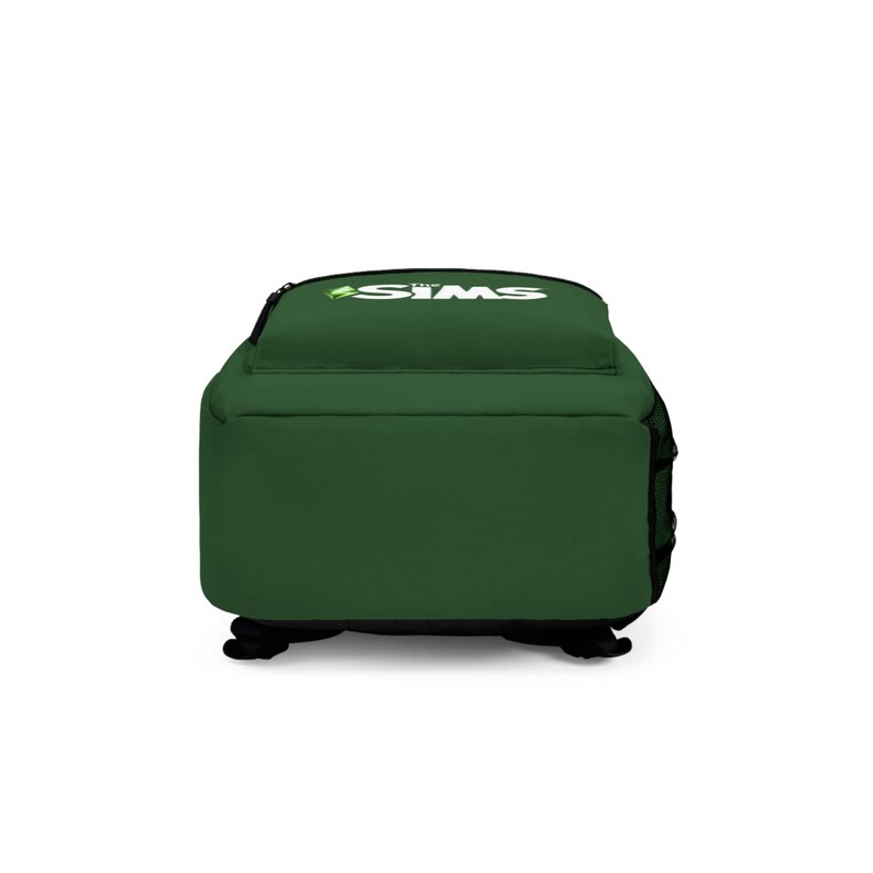 Personalized The Sims Plumbob Characters Backpack | Green Gaming School Bag image 6