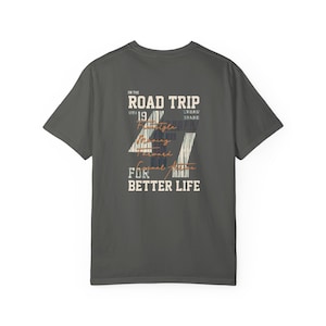 Road Trip Grafisk T-shirt | Vintage Kamerakollage, Tryck Baktill bild 16