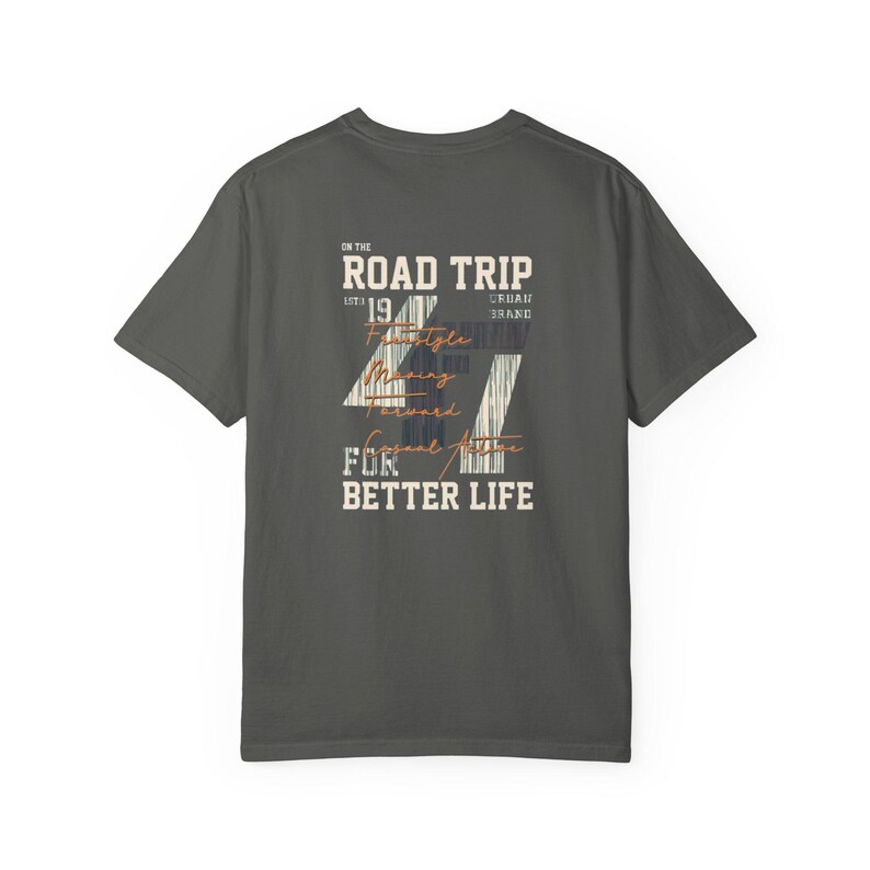 Road Trip Grafisk T-shirt | Vintage Kamerakollage, Tryck Baktill bild 16