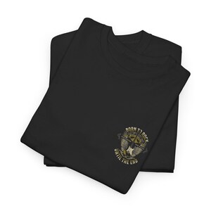 Black Music Funs Guitar T-Shirt | Flaming Skull Rock Music Tee image 2