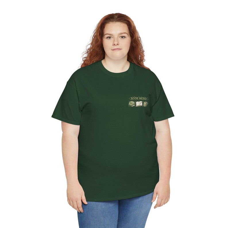 Book Lover,Bookish Rainy Day And Coffee Tee | 'Book Nerd' reading design image 7
