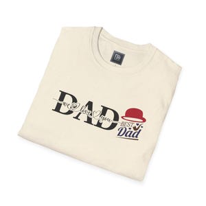 DAD T-Shirt | Happy Father's Day, Vintage Hat Graphic image 13