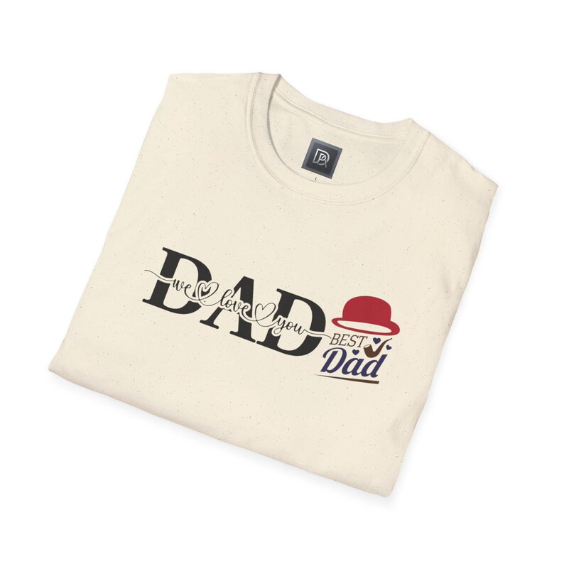 DAD T-Shirt | Happy Father's Day, Vintage Hat Graphic image 13