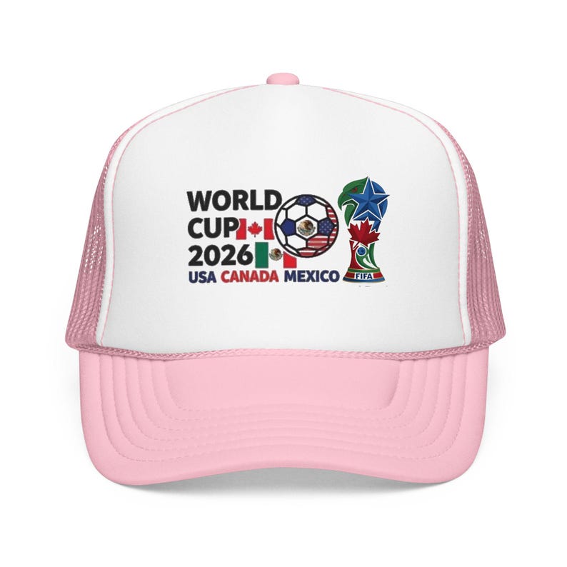 Gorra trucker de espuma con el logo del Mundial de Fútbol 2026 / EE. UU., Canadá, México imagen 10