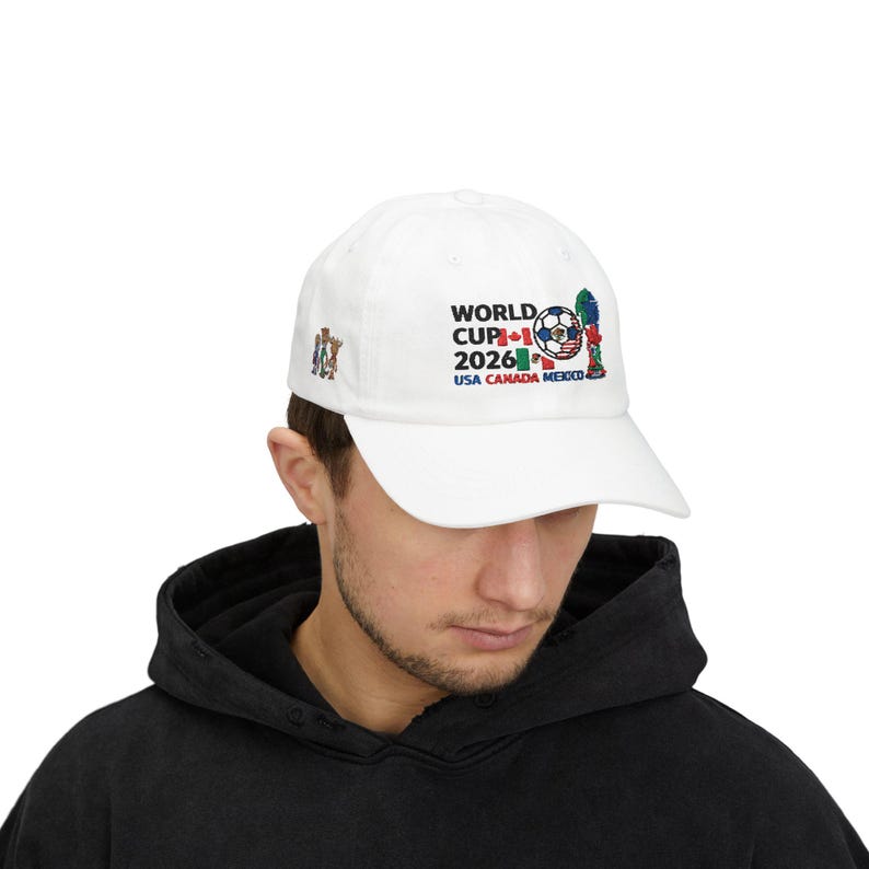 World Cup 2026 embroidered cap | USA Canada Mexico soccer tournament image 11