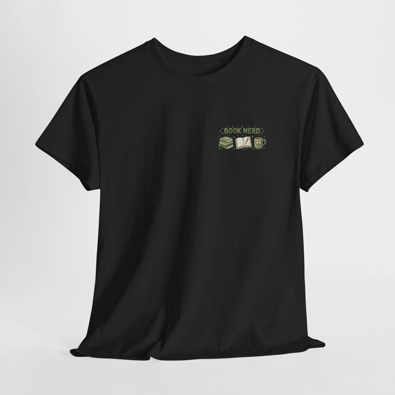 Book Lover,Bookish Rainy Day And Coffee Tee | 'Book Nerd' reading design image 14