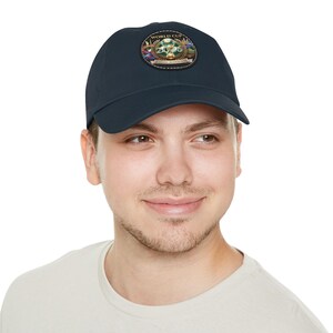 World Cup 2026 Soccer Ball Leather Patch Dad Hat | Round Patch Cap image 17
