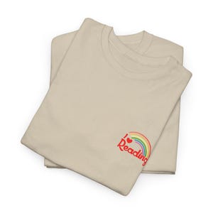 Booked for the Summer Tee | Reading Beach Book Stack Tee image 17