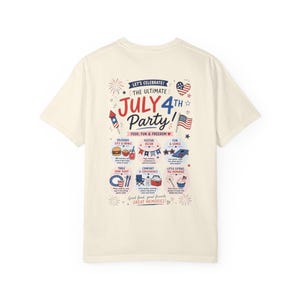 250th Anniversary Statue of Liberty American Flag T-shirt | July 4th Celebration image 5