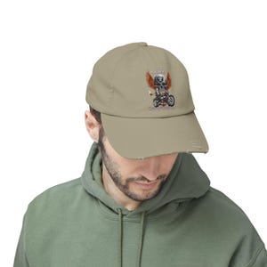 Czapka Harley Davidson z bawełny w stylu vintage, sportowa czapka motocyklowa zdjęcie 14