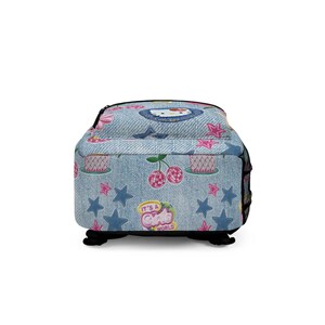 Back To School Hello Kitty design Backpack | Personalized Name Kids School Book Bag image 10