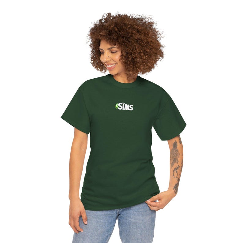 Camiseta de Plumbob de Los Sims / Criaturas Fantásticas, Diseño Floral, Camiseta para Videojuegos imagen 7