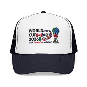 Gorra trucker de espuma con el logo del Mundial de Fútbol 2026 / EE. UU., Canadá, México imagen 11