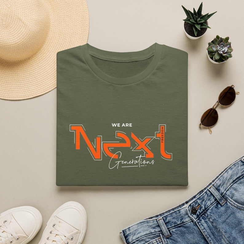 Motivational Graphic Tee | We Are Next Generations T-Shirt image 9