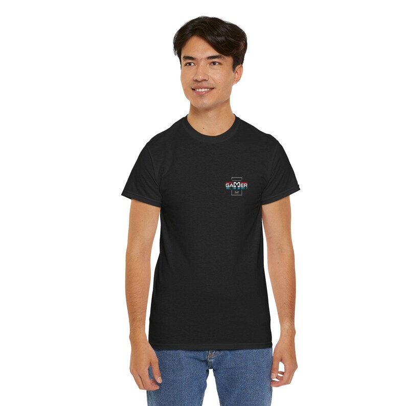 Gamer Retro Controller Tee | Choose Your Weapon Graphic T-Shirt image 4